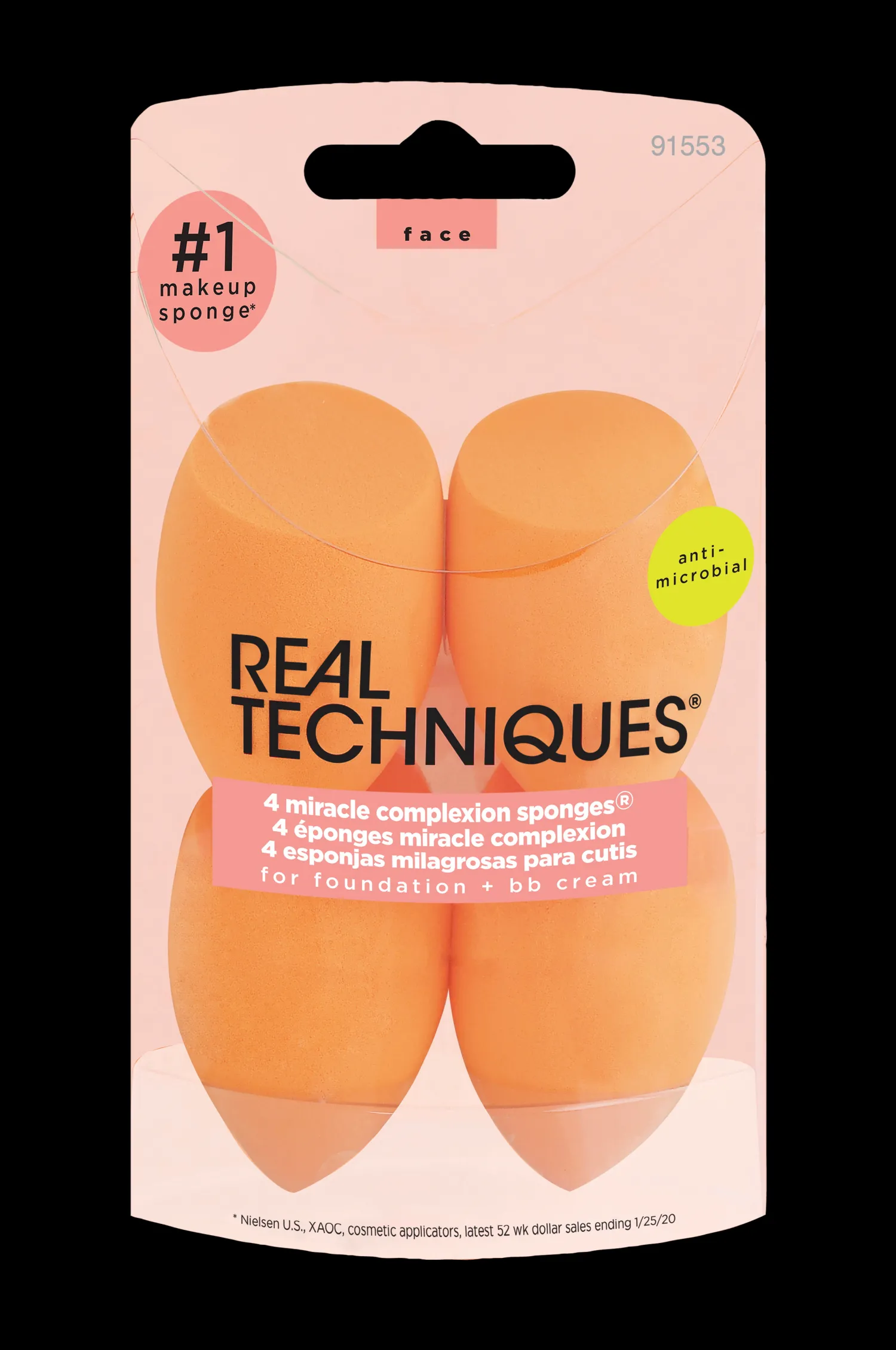 Real Techniques 4 Miracle Complexion Sponges