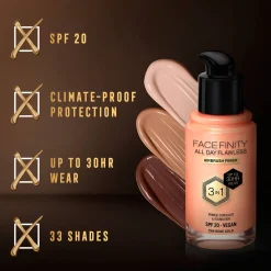 Max Factor All Day Flawless 3In1 Foundation