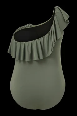 Dam La Redoute Asymmetrisk, Figurformande Baddrakt