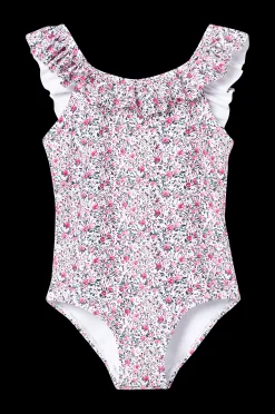 KIDS ONLY Baddrakt Kmgdana Lara Ruffle Swimsuit Acc Clearance