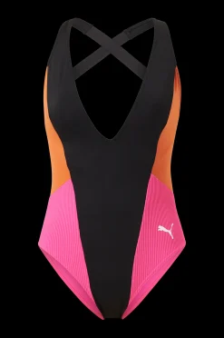 Dam Puma Baddrakt Swim Women Plunge Swimsuit
