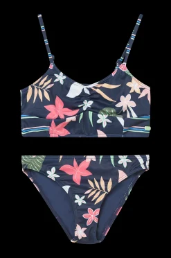 Roxy Bikini Vacay For Life Crop Top Set Online