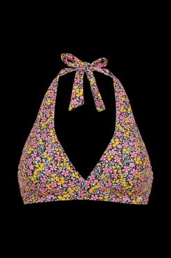 Dam Abecita Bikini-Bh Maui Halterneck Bikini Bra Black Printed