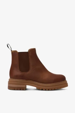 Dam Johnny Bulls Chelseaboots 1060 Sp Brown Medium Oiled Leather