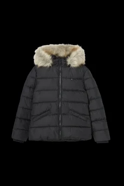Tommy Hilfiger Dunjacka Essential Down Fur Hood Jacket New