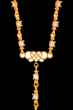 Dam Lily and Rose Halsband Miss Vera Necklace