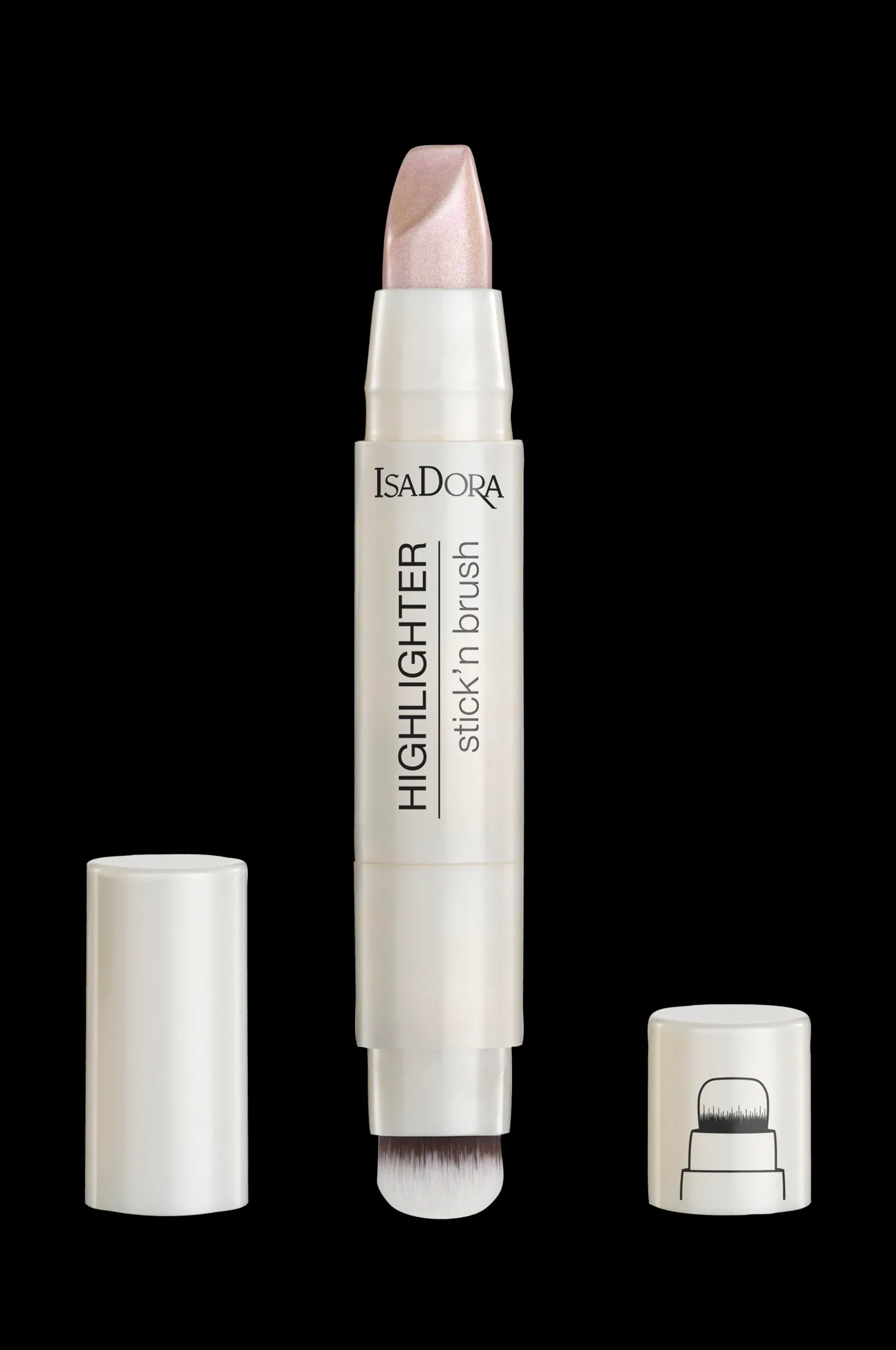 IsaDora Highlighter Stick'N Brush 3,6 G