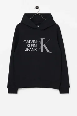 Calvin Klein Huvtroja Hybrid Logo Hoodie Cheap