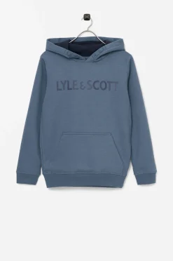 Lyle & Scott Huvtroja Text Bb Oth Hoodie Fashion
