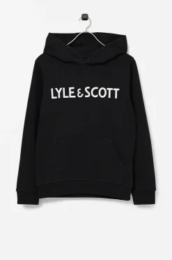 Lyle & Scott Huvtroja Text Bb Oth Hoodie New