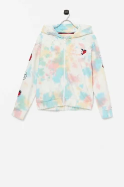 Tommy Hilfiger Huvtroja Tie Dye Zip Through Clearance