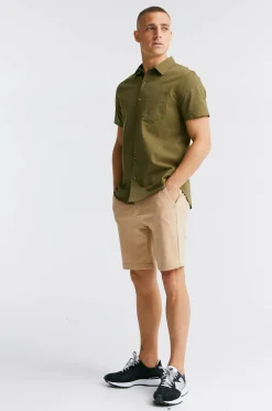 Studio Total Icon Twill Ss Shirt Outlet