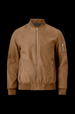Jack & Jones Jacka Jjerocky Faux Suede Bomber Shop