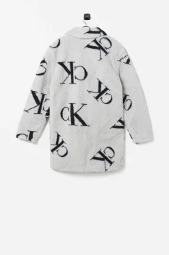 Calvin Klein Jacka Monogram Aop Teddy Coat Outlet