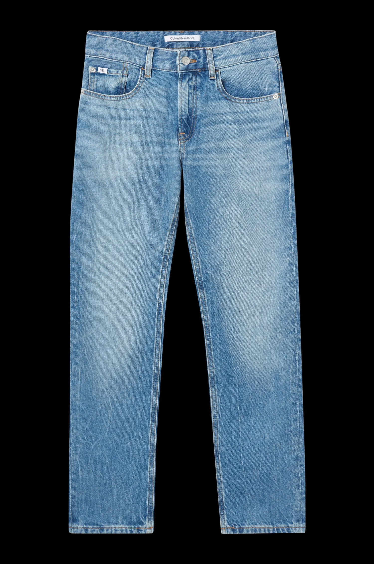 Calvin Klein Jeans Regular Straight Mid Blue Snake Fashion