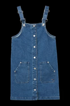 Tommy Hilfiger Jeansklanning Pinafore Denim Dress Store