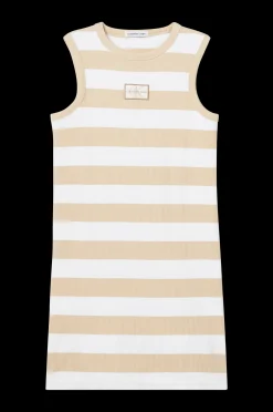 Calvin Klein Klanning Rib Dress Sleeveless New