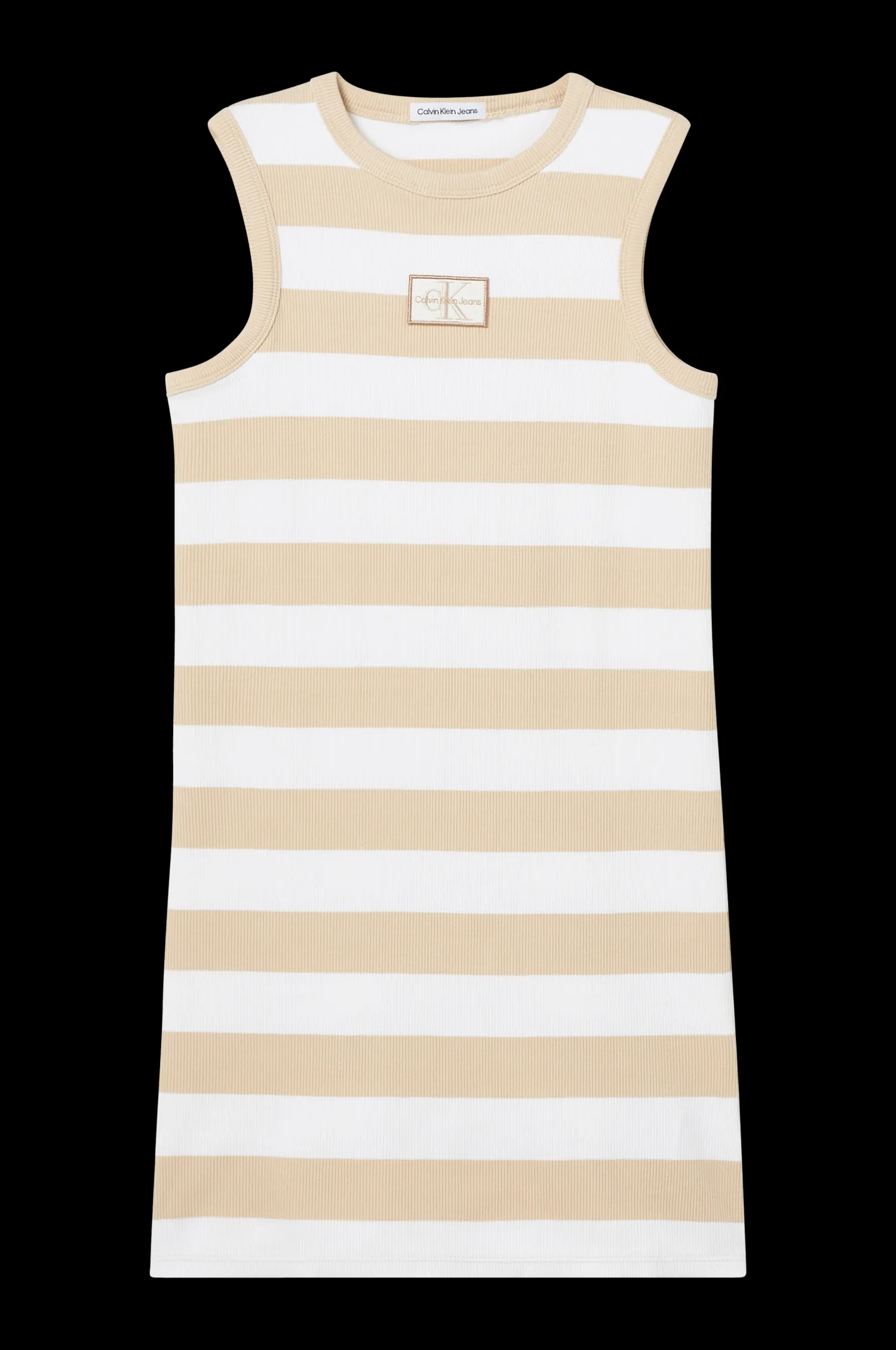 Calvin Klein Klanning Rib Dress Sleeveless New