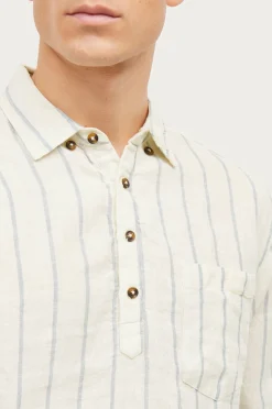 Studio Total Linen Popover Shirt Online