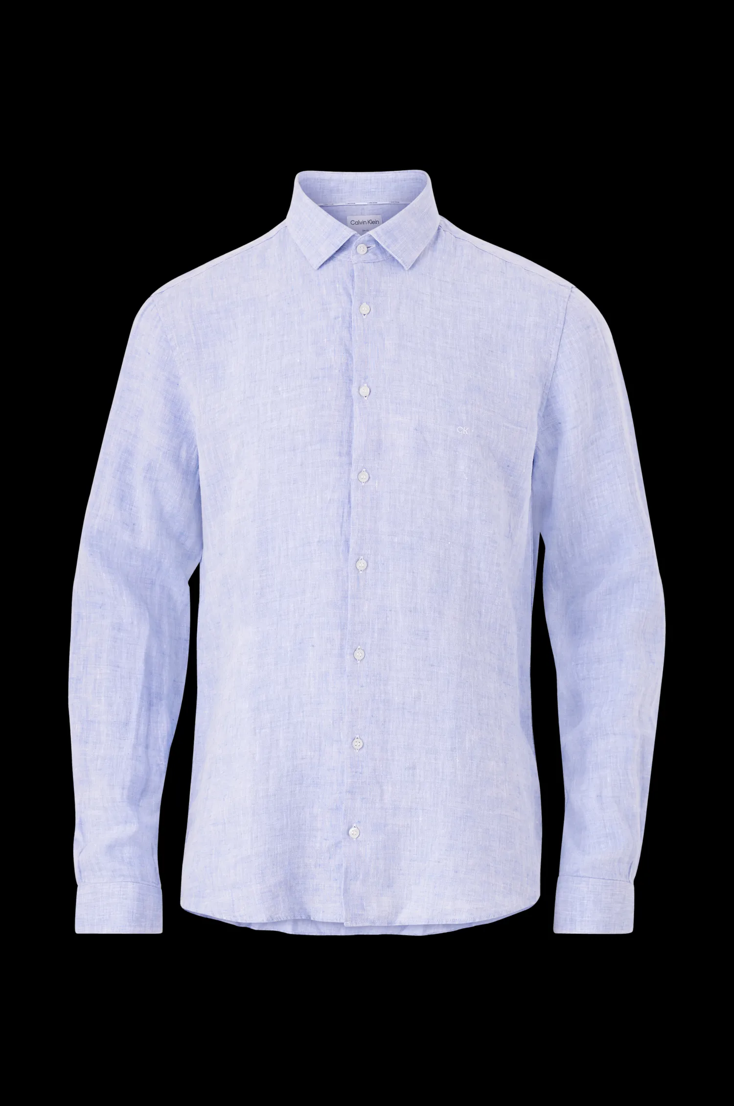 Calvin Klein Linneskjorta Linen Solid Slim Shirt Discount