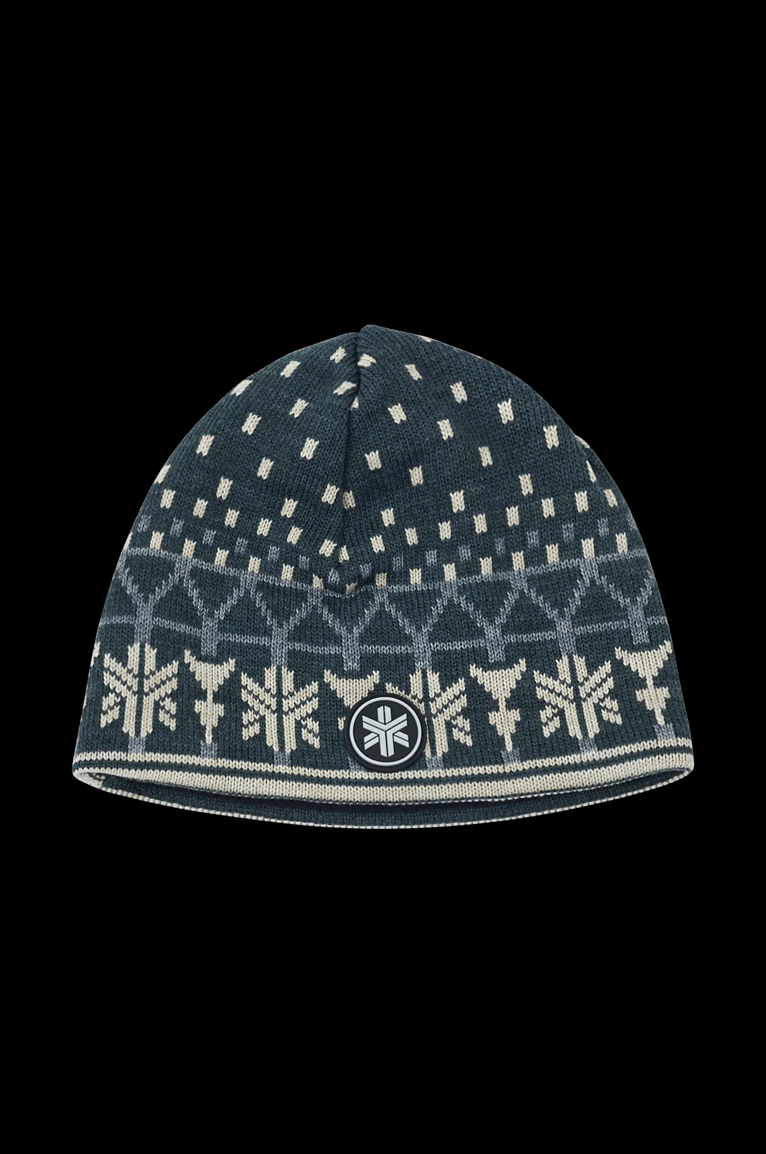 Dam Áhkká Mossa Beanie With Logo Jacquard