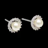 Dam Lily and Rose Orhangen Colette Pearl Stud Earrings
