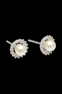 Dam Lily and Rose Orhangen Colette Pearl Stud Earrings