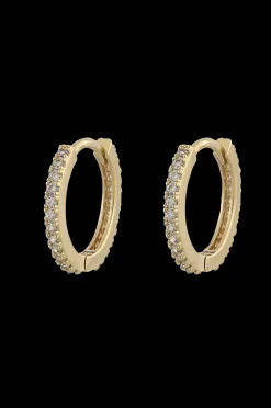 Dam Snö of Sweden Orhangen Hanni Small Ring Earring Gold
