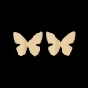 Dam Edblad Orhangen Papillon Studs Gold