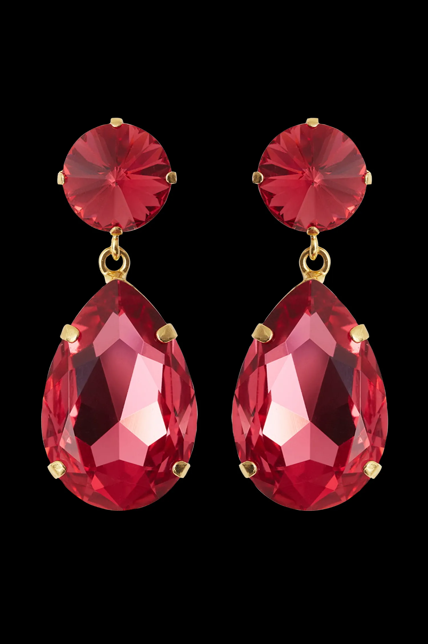 Dam Caroline Svedbom Orhangen Perfect Drop Earrings Gold