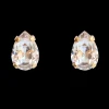 Dam Caroline Svedbom Orhangen Petite Drop Stud Earring Gold