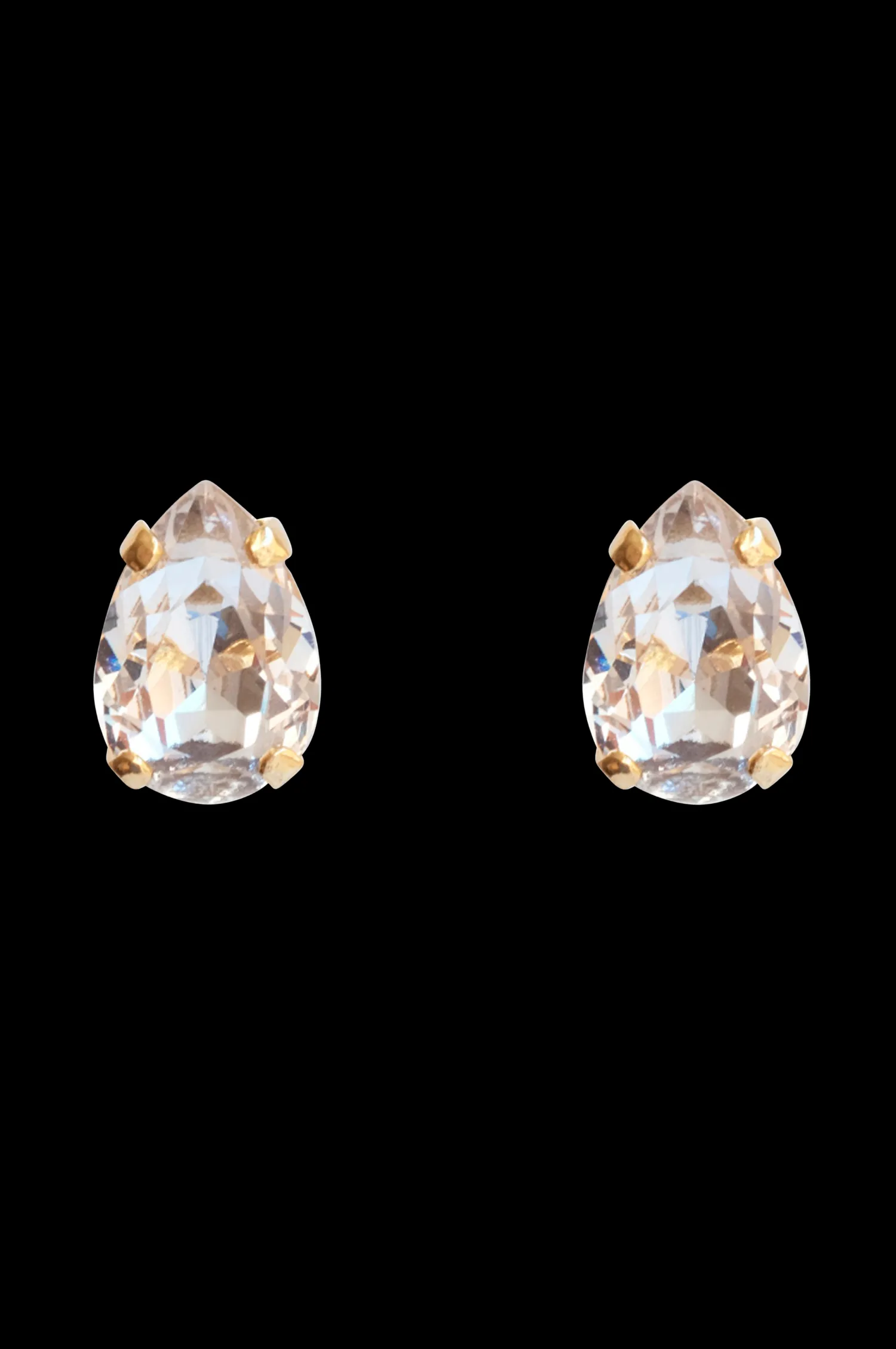 Dam Caroline Svedbom Orhangen Petite Drop Stud Earring Gold