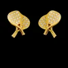 Dam IOAKU Orhangen Sparkling Padel Stud Earrings