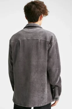 Studio Total Overshirt Relaxed Soft Cord Overshirt Cheap