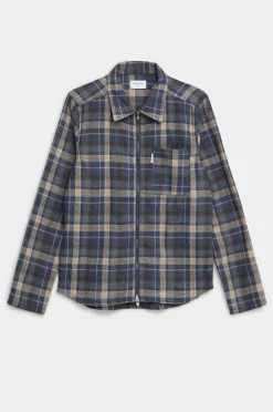 Studio Total Overshirt Zip Check Overshirt Clearance