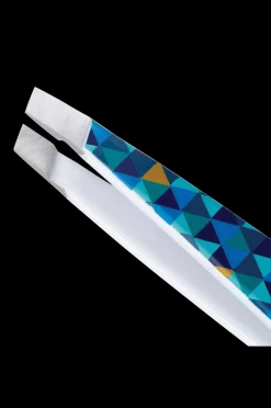 Tweezerman Pincett Mini Slant Tweezer Blue Mosaic