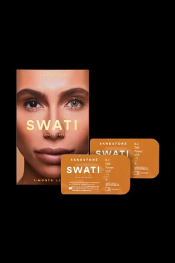 SWATI Cosmetics Sandstone Kosmetiska 1-Manadslinser