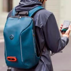 Dam Delsey Securain Connected 14" Backpack Blue