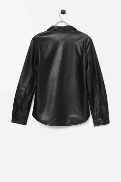 KIDS ONLY Skjorta Konruma L/S Faux Leather Shirt Pnt Best Sale