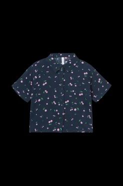 Vero Moda Skjorta Vmnatali Nia Ss Cropped Shirt Wvn G Hot