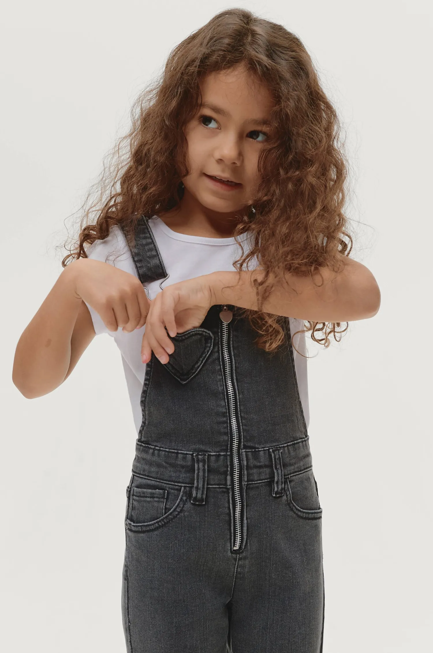 Ellos Snickarbyxor Denim Dungaree Sofi Small Girl Hot
