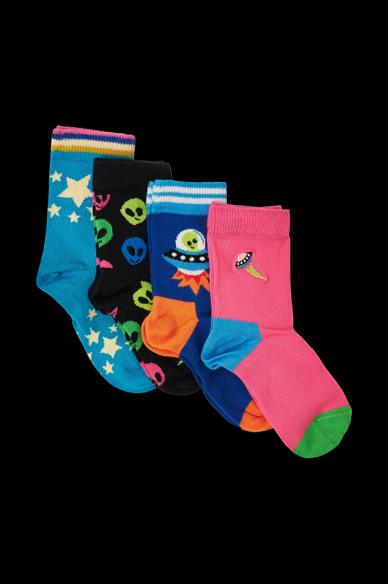 Happy Socks Sockor 4-Pack Kids Space Socks Gift Set Sale