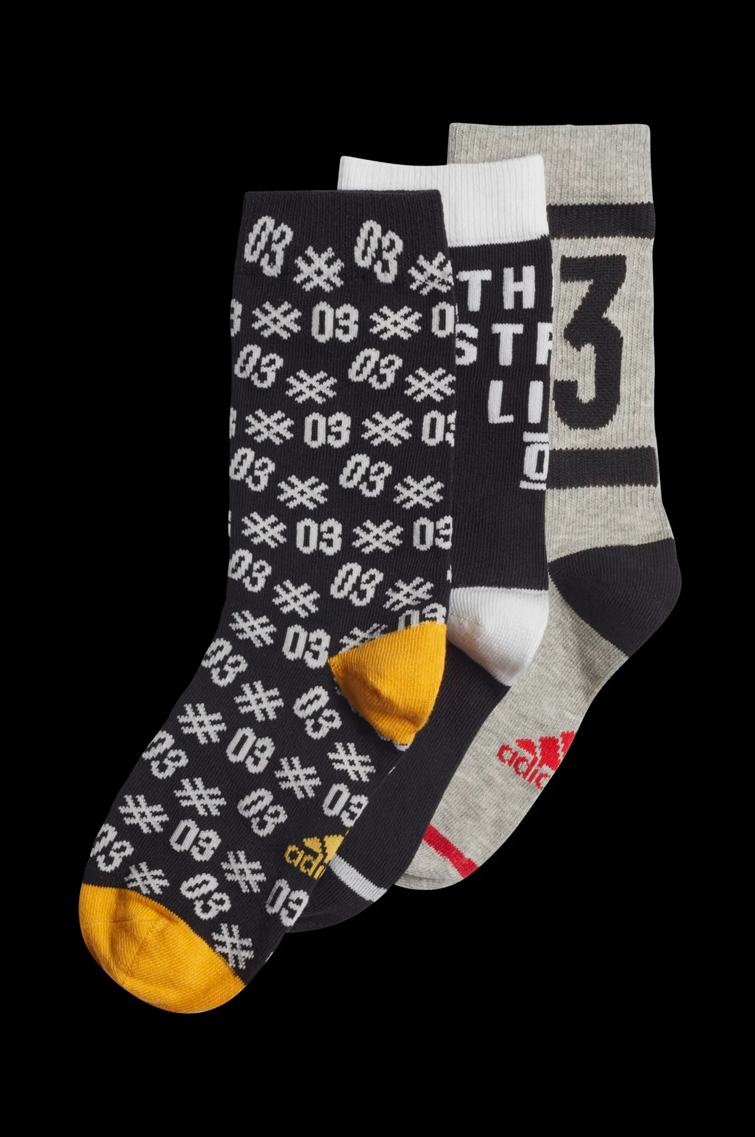 adidas Sport Performance Strumpor Graphic Socks 3-Pack Sale