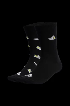 adidas Sport Performance Strumpor Run X Ultraboost Shoe Love Graphic Socks 2-Pack Fashion