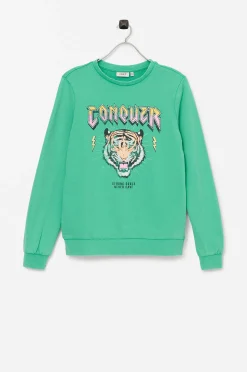 KIDS ONLY Sweatshirt Koglucinda L/S Tiger Box Ub Swt Fashion