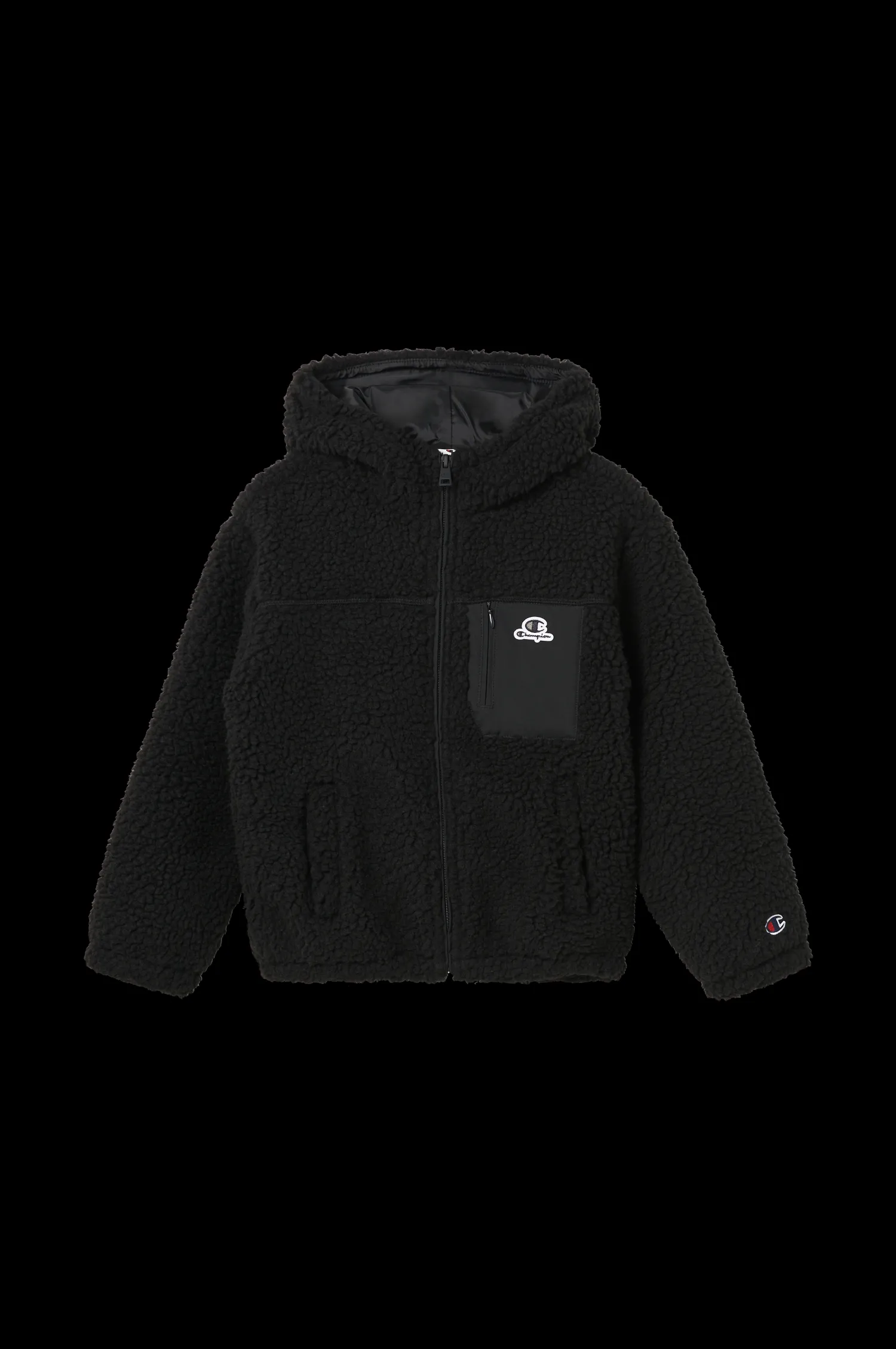 Champion Teddyjacka Hooded Full Zip Sweatshirt Cheap