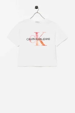 Calvin Klein Topp Distorted Monogram T-Shirt Outlet