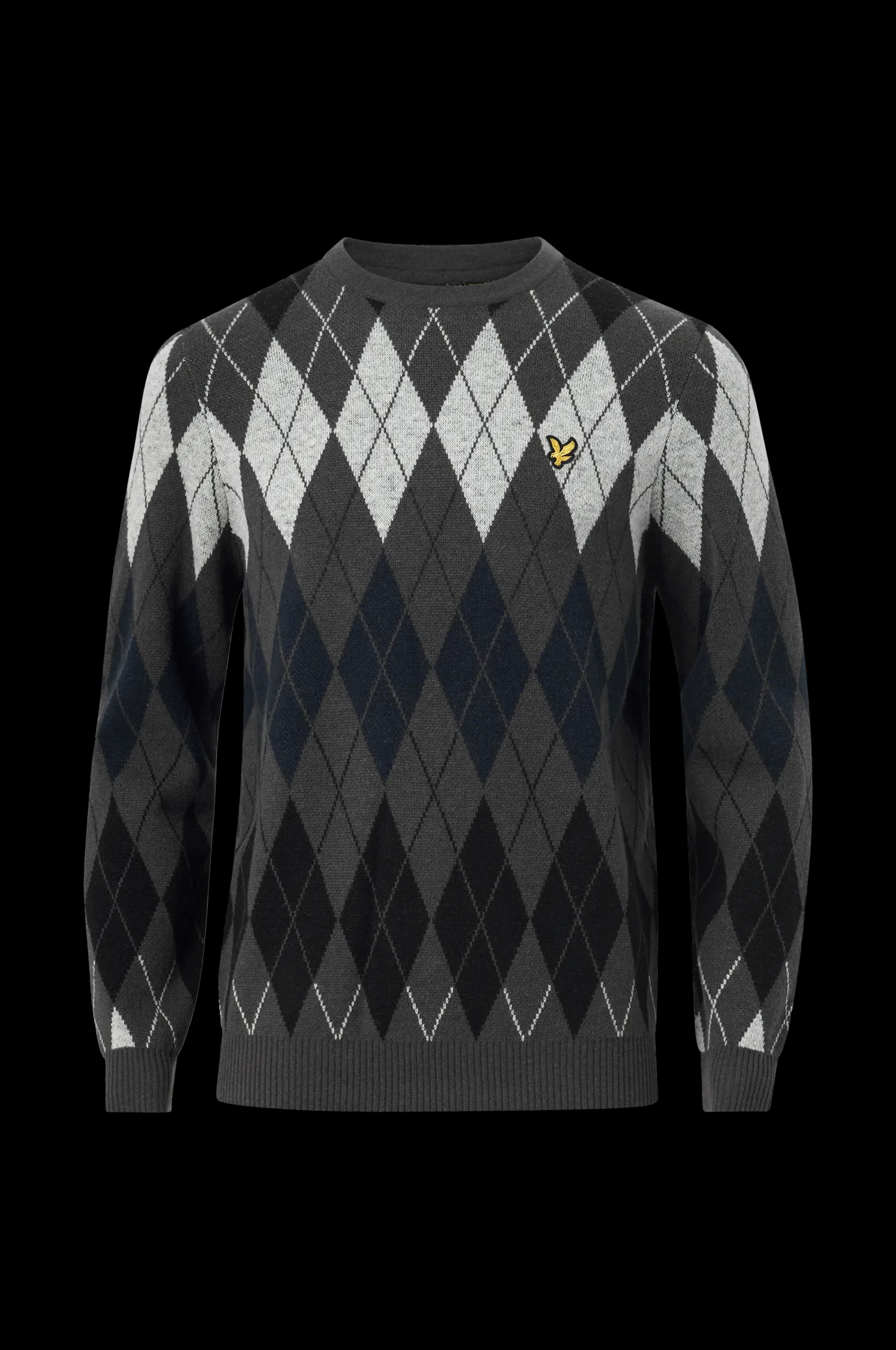 Lyle & Scott Troja British Argyle Crew Neck Discount
