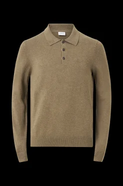 Lindbergh Troja Long Sleeve Knitted Poloshirt Hot