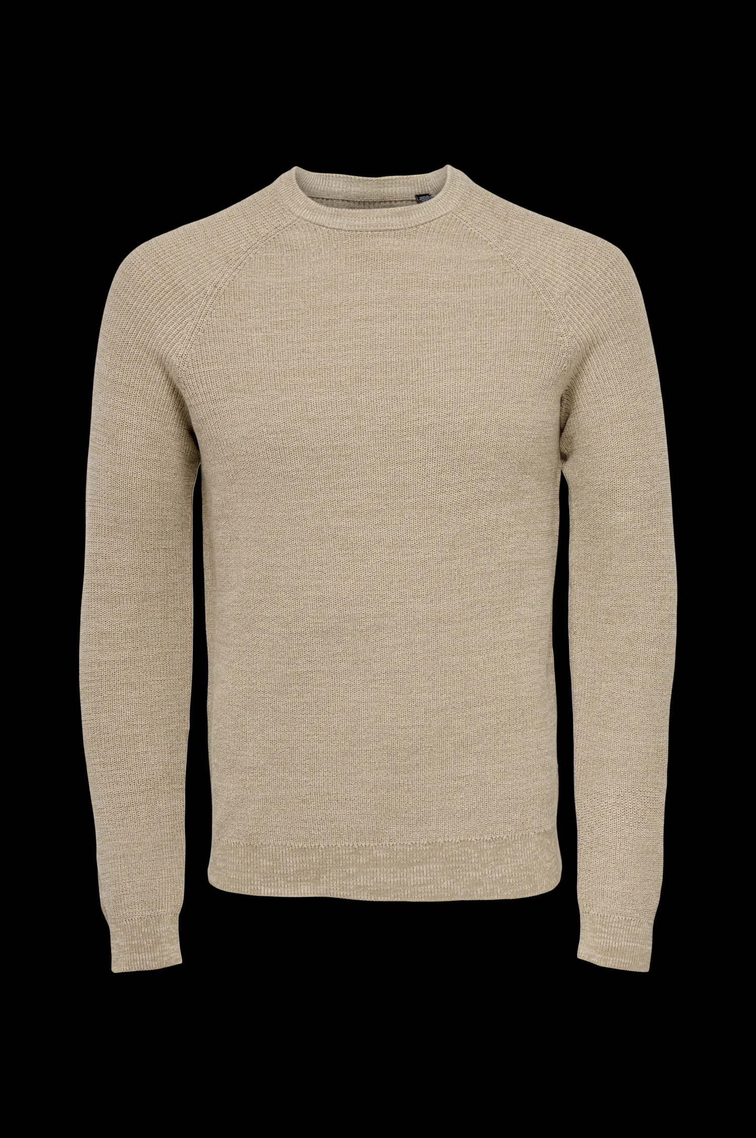 ONLY & SONS Troja Onsdennis 12 Struc Raglan Crew Neck New